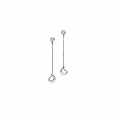 TIFFANY ELSA PERETTI® DIAMONDS BY THE YARD® OPEN HEART EARRINGS 60145964